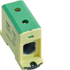 Aansluitklem 1-polig, 35 - 240 mm², groen/geel